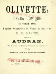 Tapa de Noces d'Olivette.