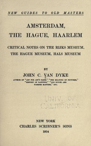 Tapa de Amsterdam, The Hague, Haarlem