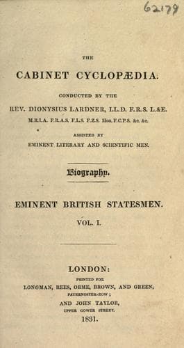 Tapa de Eminent British statesmen