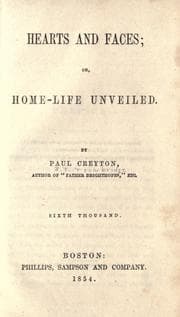 Tapa de Hearts and faces; or, Home-life unveiled