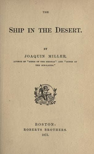 Tapa de The  ship in the desert.