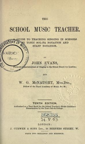 Tapa de The school music teacher