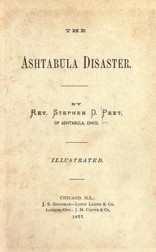 Tapa de The Ashtabula disaster