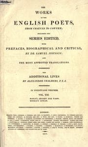 Tapa de The works of the English poets, from Chaucer to Cowper