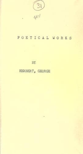 Tapa de Poetical works