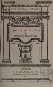 Tapa de Samuel Richardson