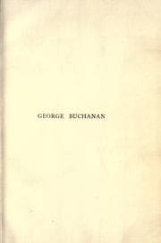Tapa de George Buchanan