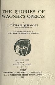 Tapa de The stories of Wagner's operas