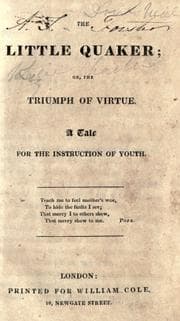 Tapa de The little Quaker, or, The triumph of virtue