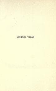 Tapa de London trees