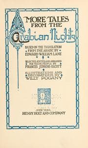Tapa de More tales from the Arabian nights