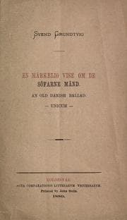 Tapa de En märkelig vise om de söfarne mänd
