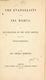 Tapa de The Evangelists and the Mishna