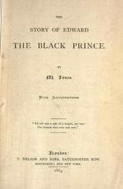 Tapa de The story of Edward the Black Prince