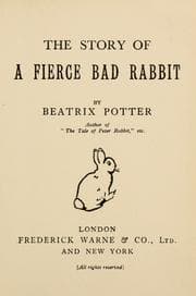 Tapa de The story of a fierce bad rabbit