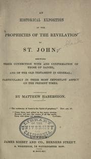 Tapa de An historical exposition of the prophecies of the Revelation of St. John
