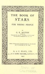 Tapa de The book of stars for young people
