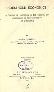 Tapa de Household economics