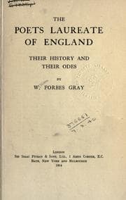 Tapa de The poets laureate of England