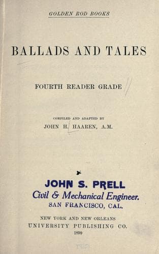 Tapa de Ballads and tales