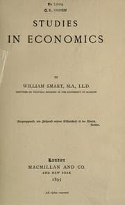 Tapa de Studies in economics