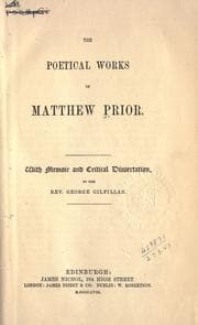 Tapa de Poetical works, with memoir and critical disseration by George Gilfillan
