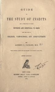 Tapa de Guide to the study of insects