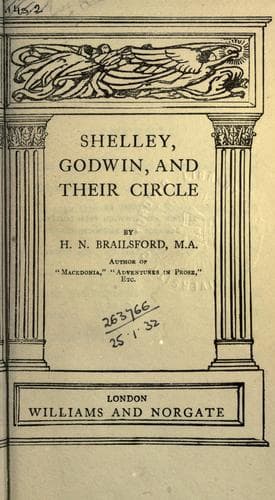 Tapa de Shelley, Godwin, and their circle
