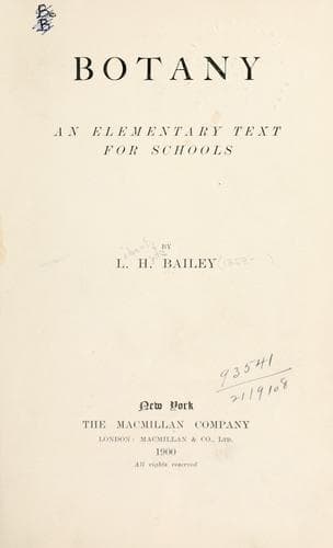 Tapa de Botany, an elementary text for schools