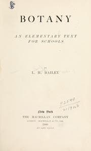 Tapa de Botany, an elementary text for schools