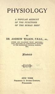Tapa de Physiology, a popular account of the functions of the human body