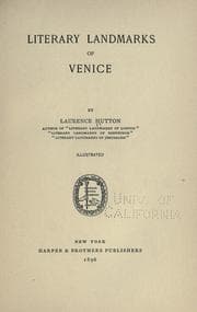 Tapa de Literary landmarks of Venice