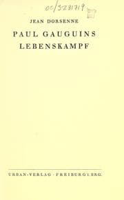 Tapa de Paul Gauguins Lebenskampf