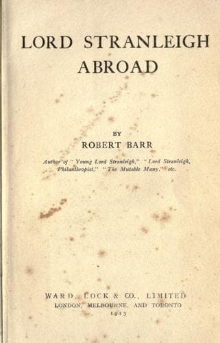 Tapa de Lord Stranleigh Abroad