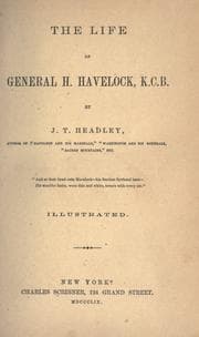 Tapa de The life of General H. Havelock, K.C.B