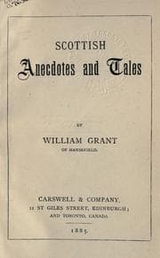 Tapa de Scottish Anecdotes And Tales
