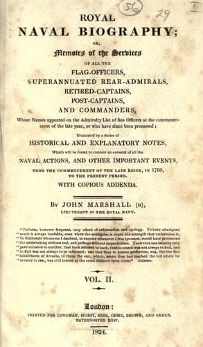 Tapa de Royal naval biography