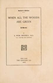 Tapa de When all the woods are green