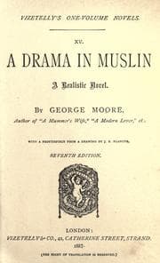 Tapa de A drama in muslin