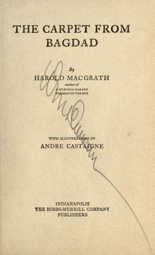 Tapa de The carpet from Bagdad