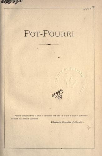 Tapa de Miscellaneous works