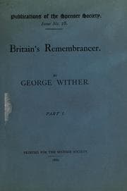Tapa de Britain's remembrancer