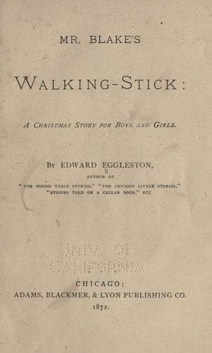 Tapa de Mr. Blake's walking-stick