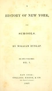 Tapa de A history of New York, for schools