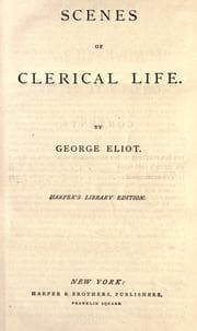 Tapa de Scenes of clerical life and Silas Marner