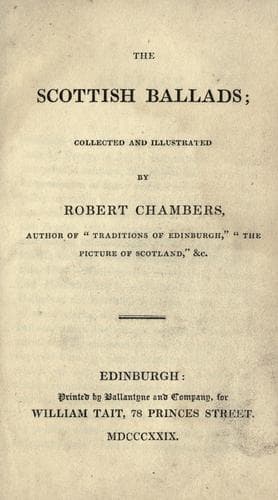 Tapa de The Scottish ballads