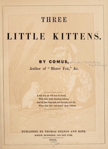 Tapa de The three little kittens