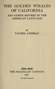 Tapa de The Golden Whales of California and Other Rhymes in the American Language