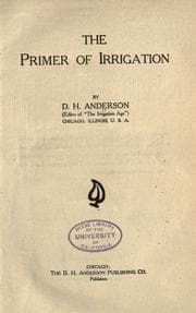 Tapa de Primer of irrigation