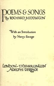 Tapa de Poems and songs
